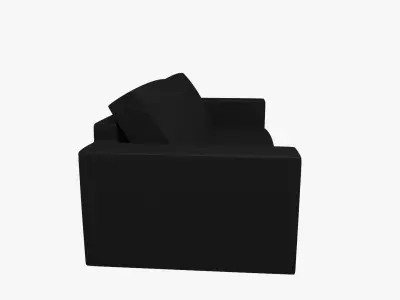 Polo - checkered sofa Free low-poly 3D model