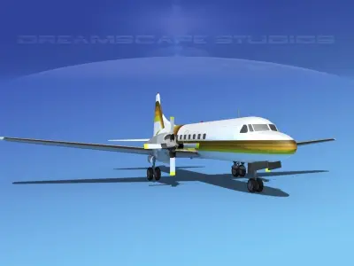 Convair CV-580 Aero California 3D model