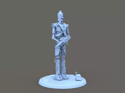 IG-11 STAR WARS FOR 3D PRINTING 3D model