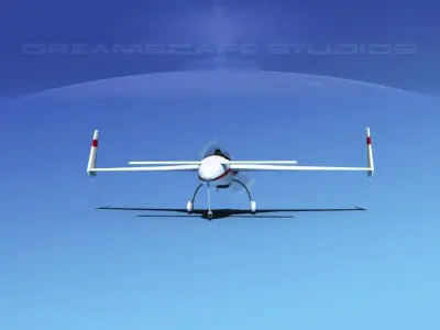 Rutan Long-EZ V05 3D model