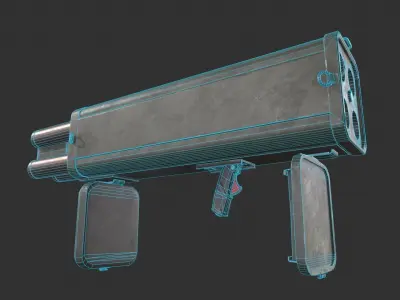 M202 Flash Low-poly 3D model