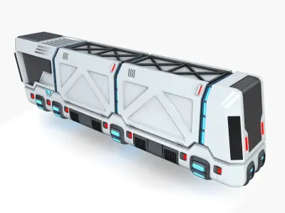 Hover truck 03 3D model