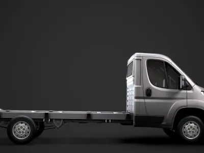 Peugeot Manager Chassis Truck Single Cab 4035WB 2020 3D model