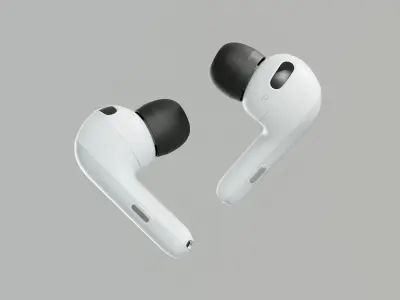 Generic Wireless Earphones 3D model