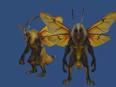 Bee Soldier - Sergeant 3D model