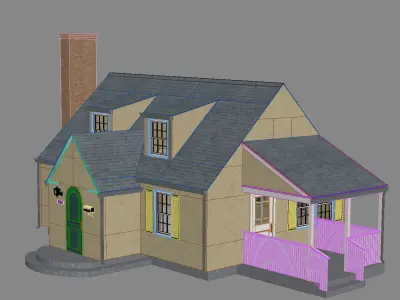 Private house 1 3D model