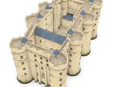 La Bastille 3D model