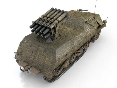 SDKFZ 4 - Panzerwerfer 42 - 7PD 3D model