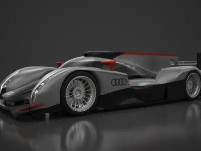 AUDI R18 Free 3D model