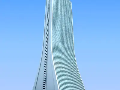 3D Building 70 3D model