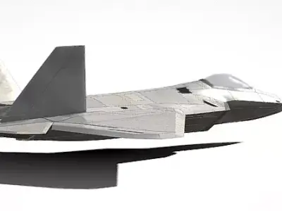 F-22 Raptor 3D Model 3D model