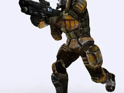 Josh elite trooper Low-poly 3D model