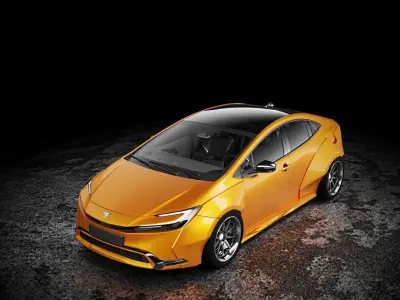 2024 Toyota Prius GOMSTYLING Bodykit 3D model