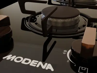 Modena Built In Gas Hob BH 1325 L Free 3D model