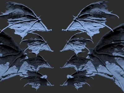 Bat Wings Collection 1 3D model