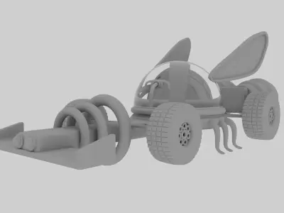 Bee F1 car 3D model