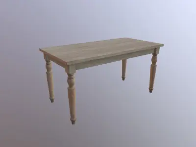 Table for AR application Free low-poly 3D model