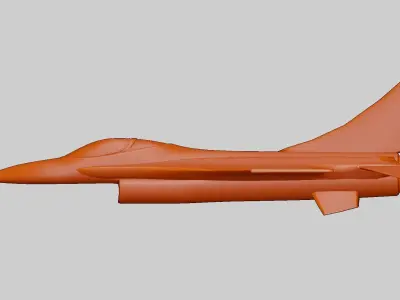 Modern Fighter Jet - General Dynamics F-16 Fighting Falcon 3D print model