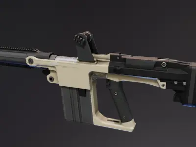 SSW40 Grenade Launcher 3D model