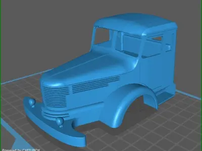 LKW TRUCK LASTWAGEN KAROSSERIE KRUPP TITAN 3D print model