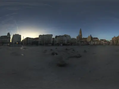 Groenplaats HDRi 3D model