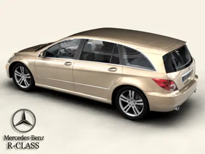 Mercedes R Class 3D model buy
