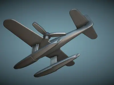 Aichi M6A1 Seiran - 3D Printable Model 3D print model