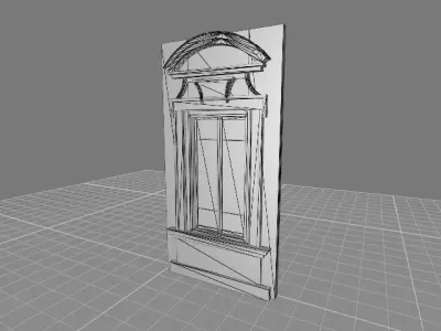Classic 2 window 3D model