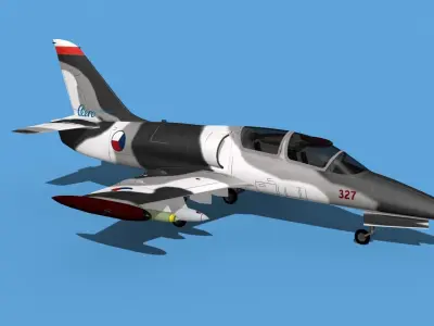 Aero Vodochody L-39C Albatross Cz Rep 01 3D model
