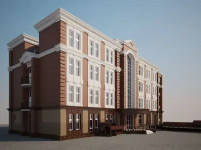 Office centre 3D model