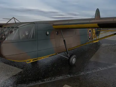Waco Hadrian - RAF 3D model