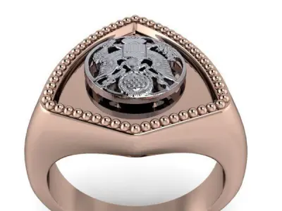 Presidential Signet Ring 3D print model