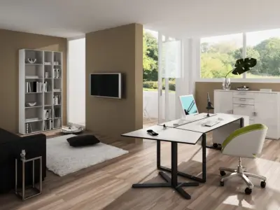 Home Office Room Scene 3D model