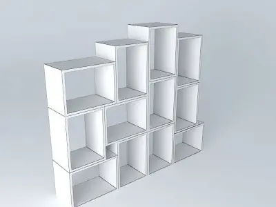 shelf niche niche bookshelf Free 3D model