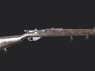 LEE Enfield MK3 - Asset Weapon Free low-poly 3D model