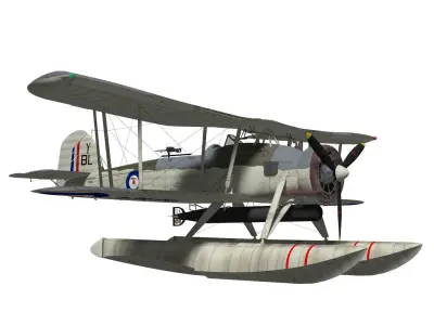 fairey swordfish Float type 3D model