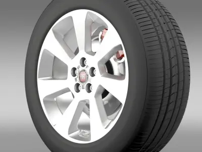 Fiat Doblo Cargo wheel 2015 3D model
