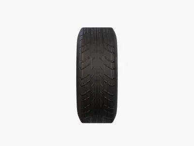 Generic Tyre Low-poly 3D model