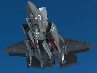 Powerful F35bf 3D model