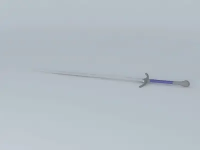 Gandalfs Sword Glamdring Free 3D model