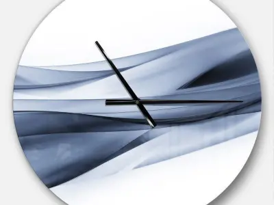 Oversized Glittering Light Wall Clock Free 3D model
