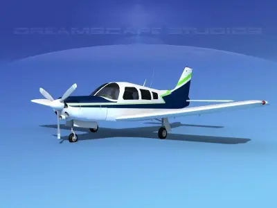 Piper Turbo Arrow 240 V11 3D model