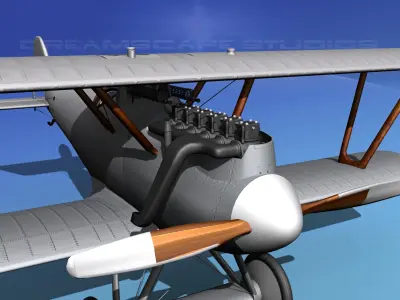 Pfalz DIII WWI Fighter  3D model