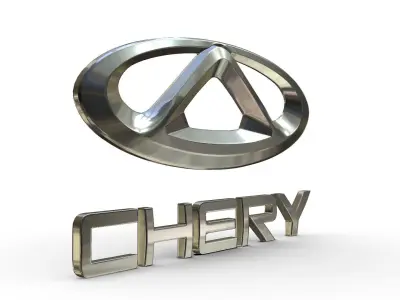 chery logo 3D model