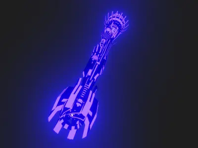 sciencefction cannon  3D model