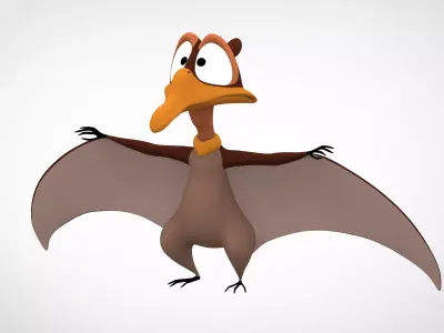 Petrie Flyer Low-poly 3D model