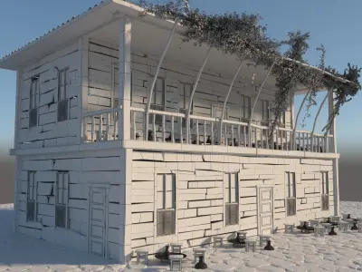 Wooden Structure 3D model