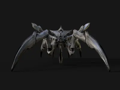 Arachnid Monster Low-poly 3D model