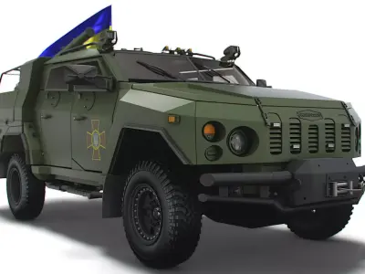 Novator ATGM Stugna P 2022 3D model