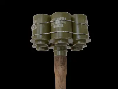 m24 grenade Low-poly 3D model purchase